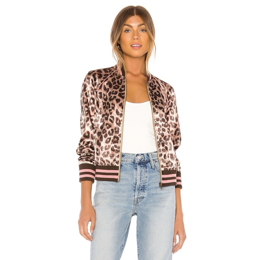 MOTHER Denim Letterman Zip Bomber Wildcat Jacket - Picture 9 of 10